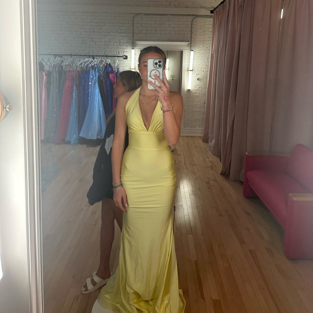 Elegant Yellow and Pink Maxi Dresses